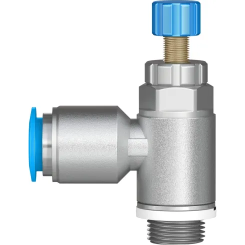 Дроссель с обратным клапаном Festo GRLA-1/4-QS-10-RS-D