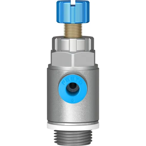 Дроссель с обратным клапаном Festo GRLA-3/8-QS-6-RS-D