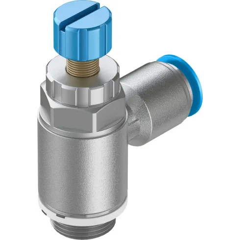 Дроссель с обратным клапаном Festo GRLA-3/8-QS-10-RS-D