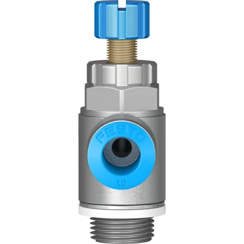 Дроссель с обратным клапаном Festo GRLA-3/8-QS-10-RS-D