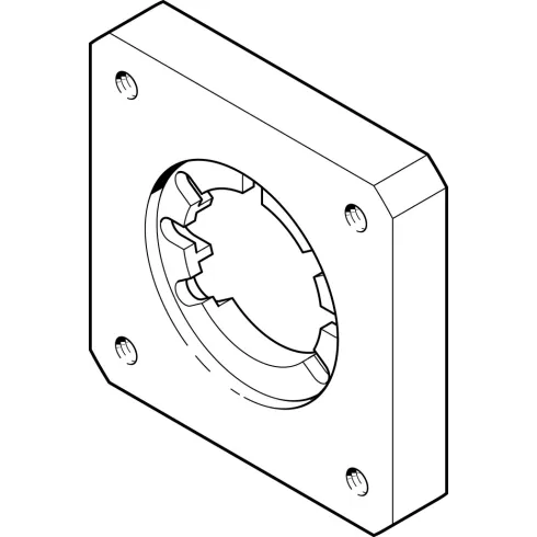 Фланец электродвигателя Festo EAMF-A-30A-55A