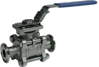 Кран шаровой из нержавеющей стали под зажимы Genebre 2933-04 Ру25 Ду15 (PN25 DN15)