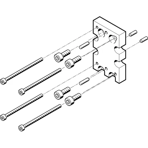 Адаптерная плита для параллельного захвата Festo HAPG-74
