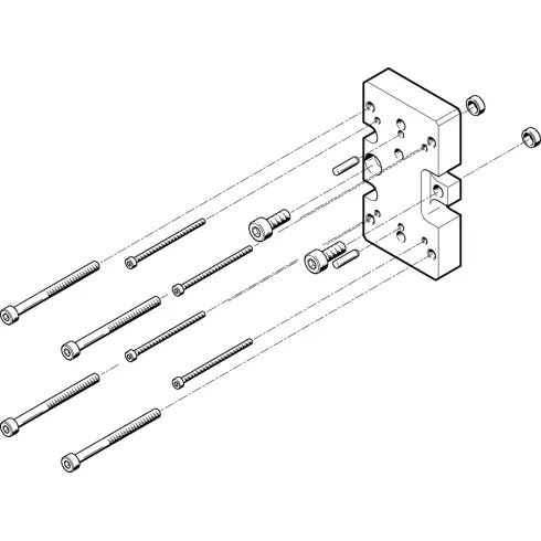 Адаптерная плита для параллельного захвата Festo HAPG-75