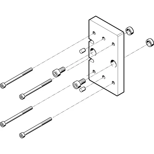 Адаптерная плита для параллельного захвата Festo HAPG-85