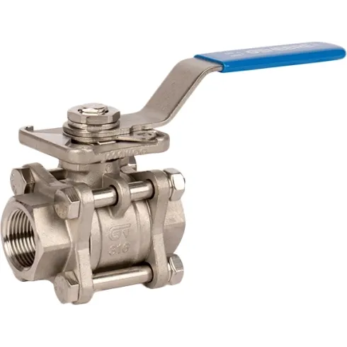 Кран шаровой резьбовой из нержавеющей стали Genebre 2025-06 Ру63 Ду25 (PN63 DN25)