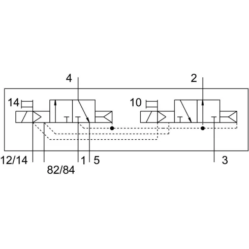 Распределитель с электромагнитным управлением Festo VMPA2-M1H-H-S-G1/8-PI