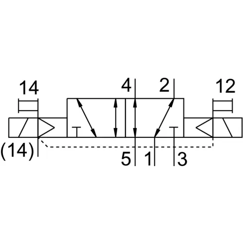 Распределитель с электромагнитным управлением Festo VSVA-B-B52-ZD-A1-1T1L