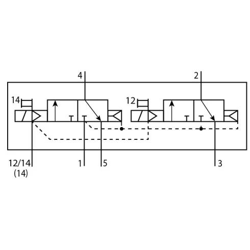 Распределитель с электромагнитным управлением Festo VSVA-B-T32C-AZD-A2-2AT1L