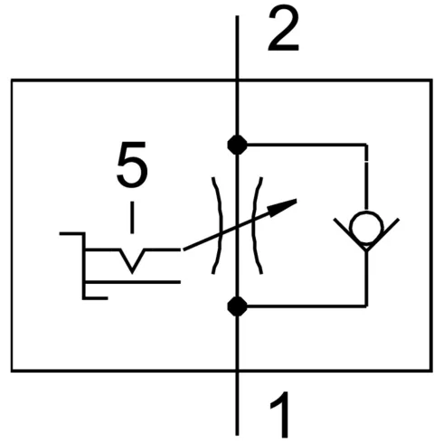 Дроссель с обратным клапаном Festo GRLSA-1/8-QS-6