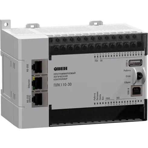 Контроллер для средних систем автоматизации ОВЕН ПЛК110-220.30.Р-L