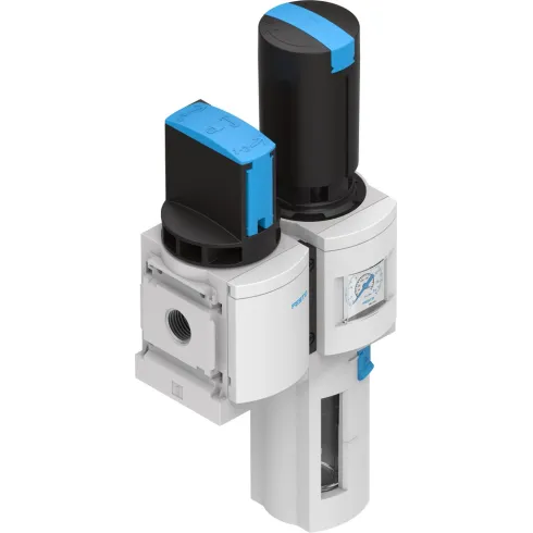 Блок подготовки воздуха, комбинация Festo MSB6-1/2:C3J2-WP