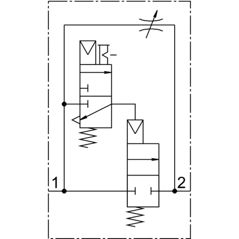 Клапан плавного пуска Festo MS6N-DE-1/4-10V24-Z