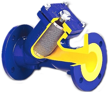 Фильтр чугунный фланцевый Zetkama 821А-025-С50 Ру16 Ду25 со сливной пробкой (PN16 DN25 )