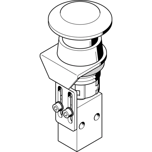 Грибовидная кнопка Festo P-3-M5-GR
