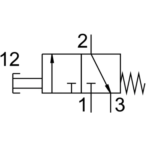 Грибовидная кнопка Festo P-3-M5-GR