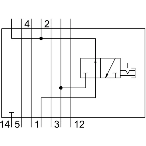 Вертикальная изолирующая плита Festo VABF-S2-1-L1D1-C