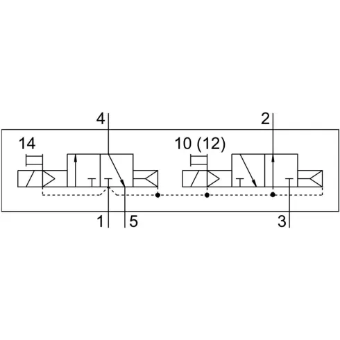 Распределитель с электромагнитным управлением Festo VSVA-B-T32H-AH-A1-3AC1