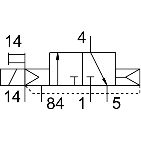 Распределитель с электромагнитным управлением Festo CPVSC1-M1LH-K-T-Q3C