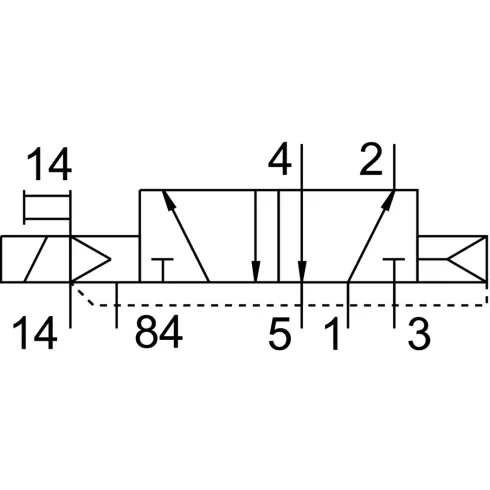 Распределитель с электромагнитным управлением Festo CPVSC1-M1LH-M-H-Q4