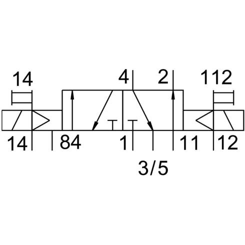 Распределитель с электромагнитным управлением Festo CPV10-M1H-5JS-M7-B-EX
