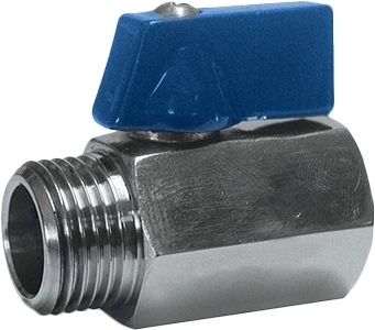 Кран шаровой из нержавеющей стали резьбовой Genebre 2005-02 Ру63 Ду8 (PN63 DN8)