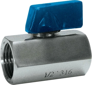 Кран шаровой из нержавеющей стали резьбовой Genebre 2006-03 Ру63 Ду10 (PN63 DN10)