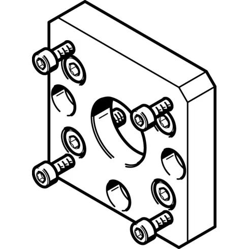 Фланец электродвигателя Festo EAMF-A-44A/B-40A