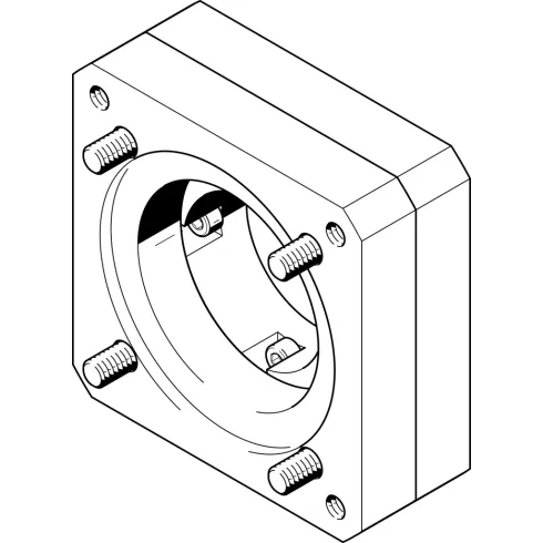 Фланец электродвигателя Festo EAMF-A-118A-160G