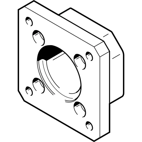 Фланец электродвигателя Festo EAMF-A-28B-42A