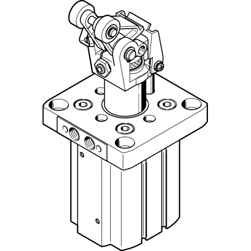 Стопорный пневмоцилиндр Festo DFST-50-30-DL-Y4-A
