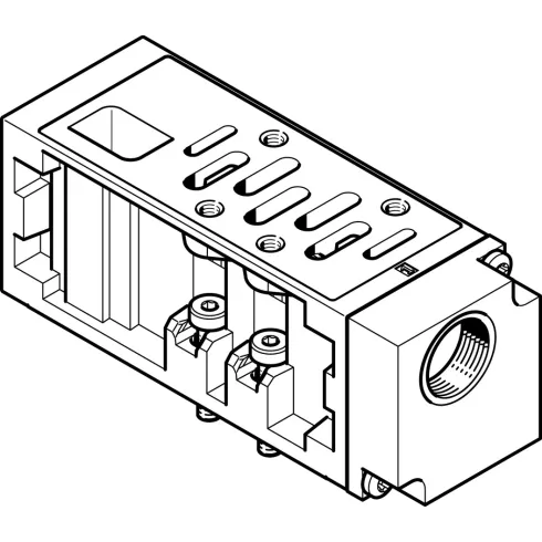 Вертикальная плита питания воздухом Festo VABF-S1-2-P1A3-G12
