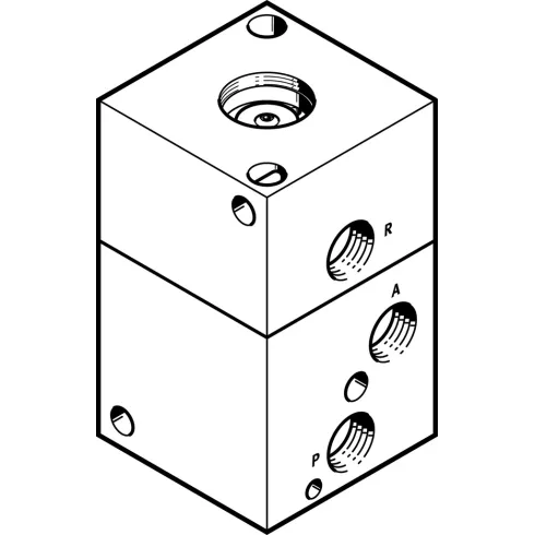 Базовый распределитель Festo LOCB-3-1/4