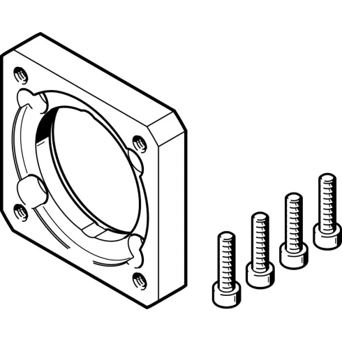 Фланец электродвигателя Festo EAMF-A-48A-70A