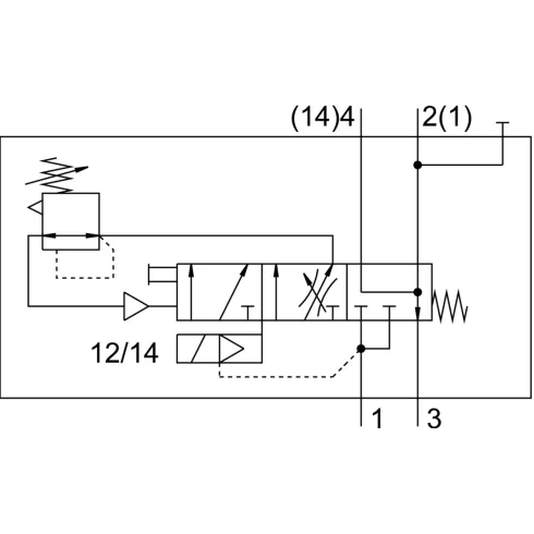 Клапан плавного пуска Festo VABF-S6-1-P5A4-G12-4-1