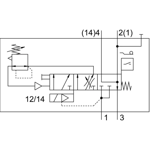 Клапан плавного пуска Festo VABF-S6-1-P5A4-G12-4-1-N