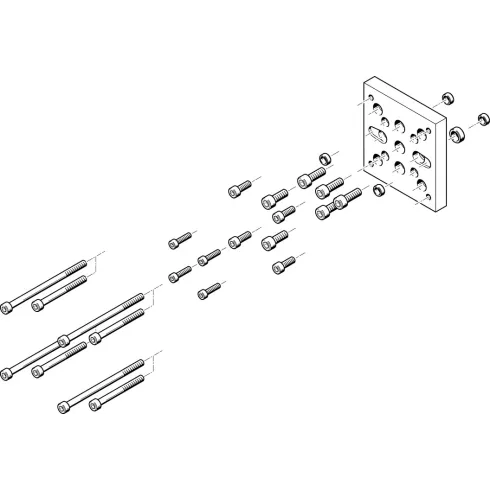 Набор переходников Festo HAPB-39