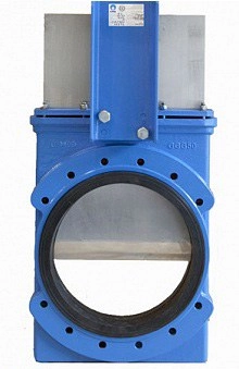 Задвижка шиберная чугунная межфланцевая с ISO-фланцем СМО GL(SP)-012-01-0600--GsC-ISO-NR (PN10 DN600)