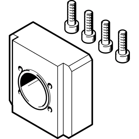 Фланец электродвигателя Festo EAMF-A-L27-57A