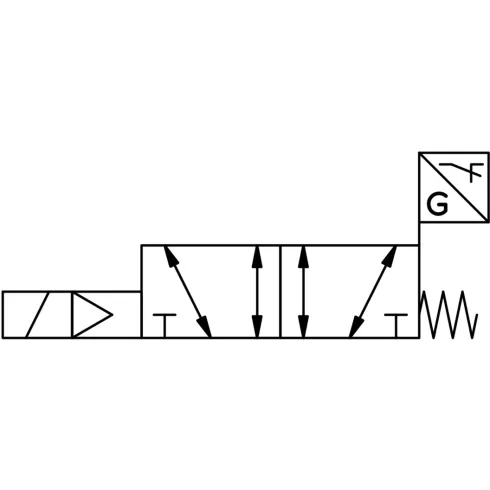 Распределитель с электромагнитным управлением Festo VSVA-B-M52-MZ-A1-1C1-APP