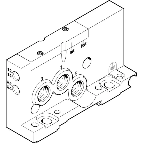 Торцевая плита Festo VMPAL-EPR-SP