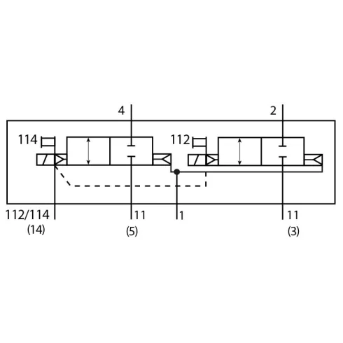 Распределитель с электромагнитным управлением Festo VSVA-B-T22CV-AZD-A1-2AT1L