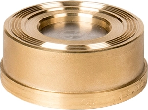 Клапан обратный пружинный латунный межфланцевый ZETKAMA 275H-065-C50 Ру16 Ду65 (PN16 DN65 )