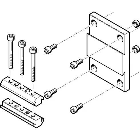 Набор переходников Festo DHAA-D-L-40-H2