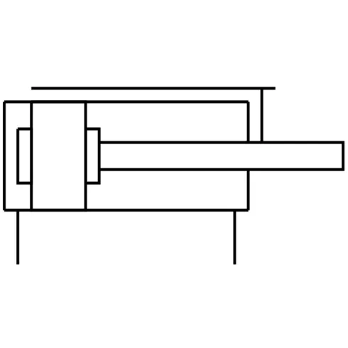 Пневмоцилиндр с направляющей Festo DGRF-C-GF-25-P