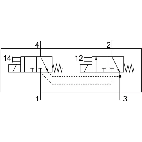 Распределитель с электромагнитным управлением Festo VOVC-BT-T32C-MH-F-1T1