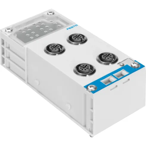 Плита для блочного монтажа Festo CPX-P-AB-4XM12-4POL-8DE-N-IS