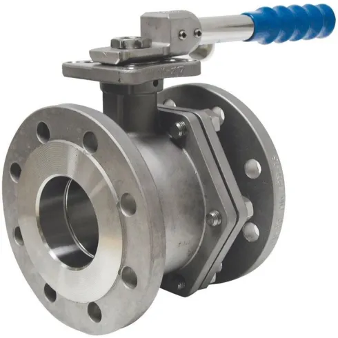 Кран шаровой фланцевый из нержавеющей стали с ISO-фланцем Genebre 2528A-05 Ду20 Ру19 (DN20 PN19)