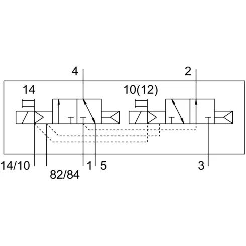 Распределитель с электромагнитным управлением Festo VUVG-S10-T32H-AZT-M7-1T1L