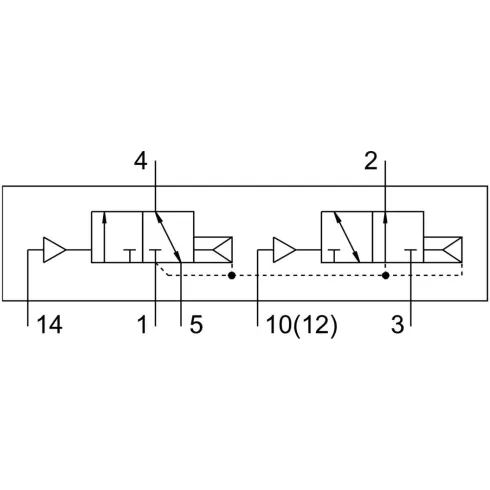 Распределитель с пневматическим управлением Festo VUWG-L10-T32H-A-M7
